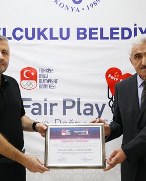   SELÇUKLU BELEDİYESPOR KULÜBÜ’NE GURURLANDIRAN ÖDÜL